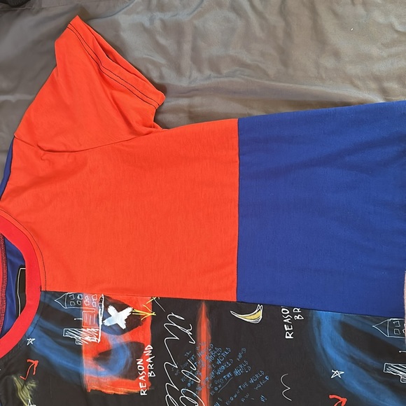 Reason Brand Multicoloured Graphic T-Shirt - Picture 2 of 9